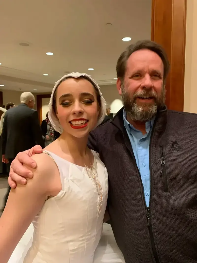 Mark at his niece's wedding