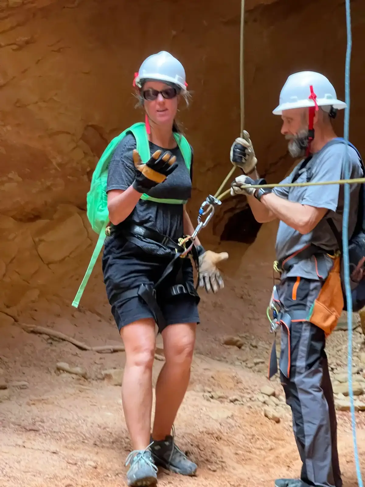 Mark in Zion with a friend