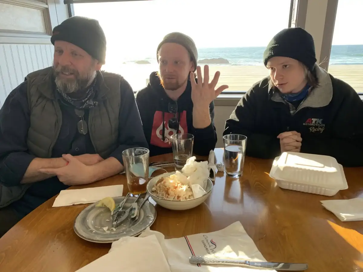 Mark with his sons Chase and Trey