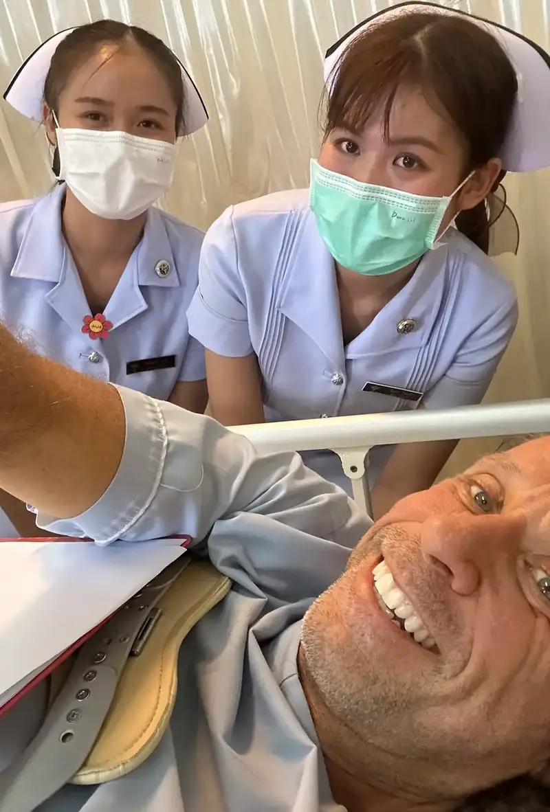 Mark Martin Thailand Hospital Recovery Bedrock